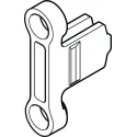 Front fixing brackets Matrix Box P Plus, for screw fixing with chipboard screws