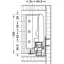 Stalčių šonai MX BOX S H120mm, L300mm, 35kg SF balta