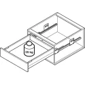 Stalčių šonai MX BOX S H120mm, L350mm, 35kg SF antracitas