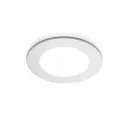 Šviestuvas LED ATOM 24V/3W m.balta šilta balta