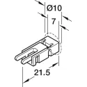 Laidas 24V 5mm juostai prie konverterio L2000 Loox5 HAFELE