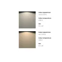 Šviestuvas LED ATOM 24V/3W ner.plienas šilta b.