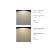 Šviestuvas LED ATOM 24V/3W ner.plienas šilta b.