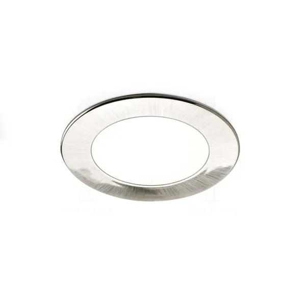 Šviestuvas LED ATOM 24V/3W ner.plienas šilta b.