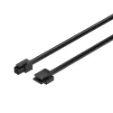 Laidas jungikliui prie konverterio L2000mm, juoda