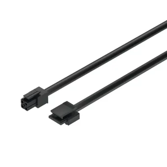 Laidas jungikliui prie konverterio L2000mm, juoda