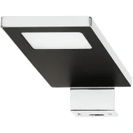 Šviestuvas LED2033 12V 3.8W juoda/chromas NW