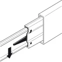 Ball bearing runners, Full extension, load bearing capacity up to 30kg, steel, side mounted