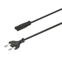 Mains lead, Small appliance plug for input port C8 250V