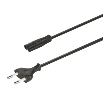 Mains lead, Small appliance plug for input port C8 250V