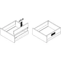 Paaukštinimai stalčiui Matrix Box P Plus metaliniai L450mm, balta