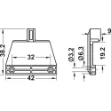 Soft and self closing mechanism, load-bearing capacity up to 50kg, can be retrofitted for single ex
