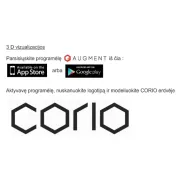 Šviestuvas LED CORIO L500 24V/60W natūrali balt