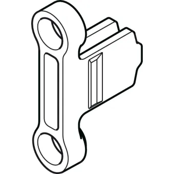 Front fixing brackets Matrix Box P Plus, for screw fixing with Varinata euro screws