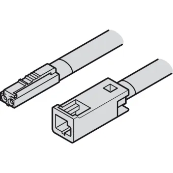 Extension lead, For Häfele Loox5 12V 2-Pin (Monochrome Or Multi-White 2-Wire Technology)