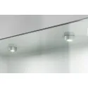 Korpusas kvadrat. šviestuvui LED2040 mat.chromas