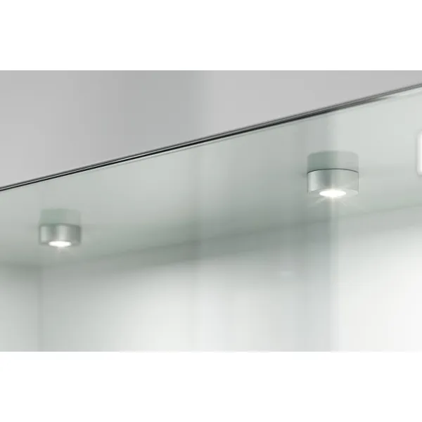 Korpusas kvadrat. šviestuvui LED2040 mat.chromas
