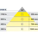 Šviestuvas LED1153 24V 13,4W L500mm, chromas natūrali balta šviesa 4100K