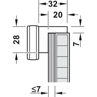 Šviestuvas LED1153 24V 13,4W L500mm, chromas natūrali balta šviesa 4100K
