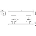 Šviestuvas LED1153 24V 21.1W L800 chromas NW 41K