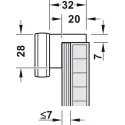 Šviestuvas LED1153 24V 21.1W L800 chromas NW 41K