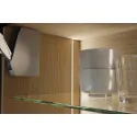 Profilis LED frez. 1102 plast. L3000x8.2 juoda