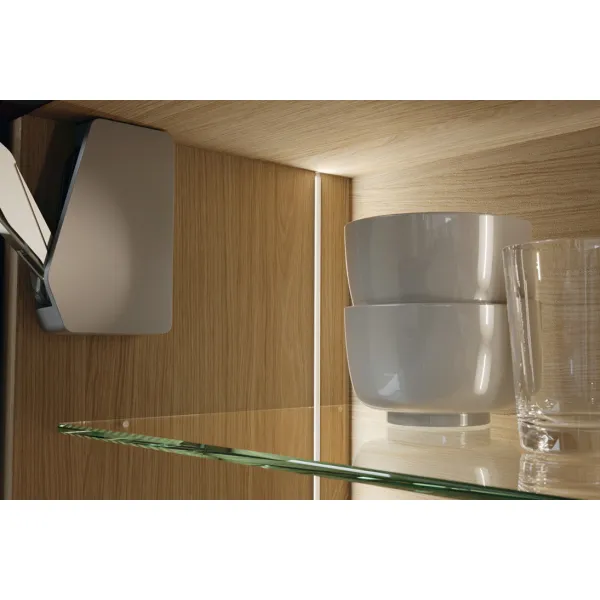 Profilis LED frez. 1102 plast. L3000x8.2 juoda