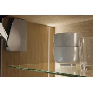 Profilis LED frez. 1102 plast. L3000x8.2 juoda