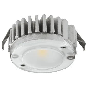 Recess/surface mounted downlight, Häfele Loox LED 2040 12V modular 2-pin (monochrome) aluminium
