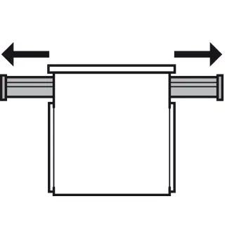 Ball bearing runners, Single extension, load bearing capacity up to 10kg