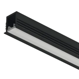 Profilis LED frez. 1104 alium. L3000x8 juoda