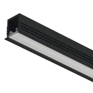 Profilis LED frez. 1104 alium. L3000x8 juoda