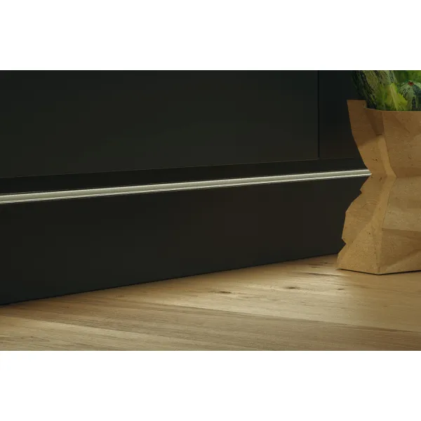 Profilis LED frezuojamas 1104 aliuminis L3000mm, matinis chromas