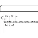 Ball bearing runners, Single extension, load bearing capacity up to 10kg