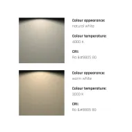 Šviestuvas LED NITEBS 230V/7W L500 šilta balta 30K