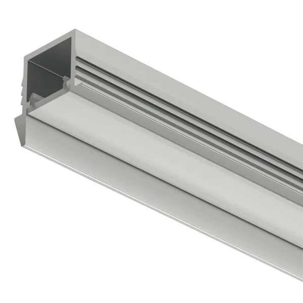Profilis LED frezuojamas 1105 aliuminis L3000mm, matinis chromas