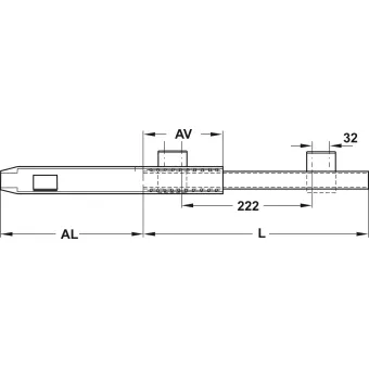 Ball bearing runners, Shelf and drawer runners, single extension, load bearing capacity up to 25kg