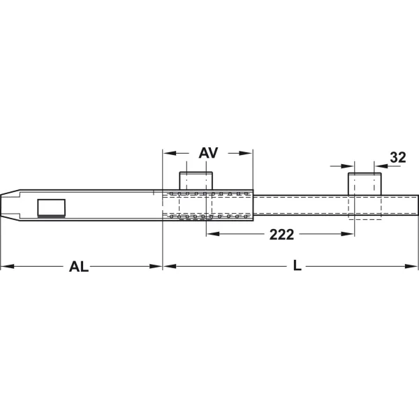 Ball bearing runners, Shelf and drawer runners, single extension, load bearing capacity up to 25kg