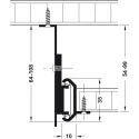 Ball bearing runners, Shelf and drawer runners, single extension, load bearing capacity up to 25kg