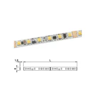 Juosta HE6B D-MWE L10m 24V 9,6W/m D-M  DL