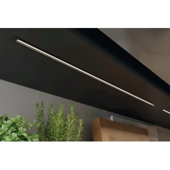 Profilis LED frezuojamas 1106 aliuminis L3000mm, juodas