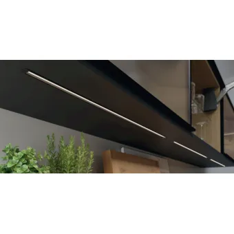 Profilis LED frezuojamas 1106 aliuminis L3000mm, matinis chromas