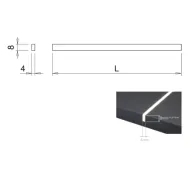 Juosta FLEXYLED SE H4 L2000 24V 9,6W/m WW 31K DOMUS