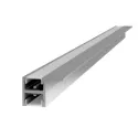 Recess mounted profile, double sided, for LED strip, L3500mm aluminum