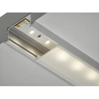 Profile for recess mounting, Häfele Loox5 profile 1107 for 5mm LED strip lights