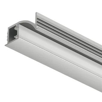 Profilis LED frezuojamas 1107 aliuminis L3000mm, matinis chromas