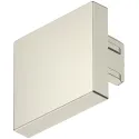 Dangteliai LED profiliui 2101 nerūdijančio plieno spalva