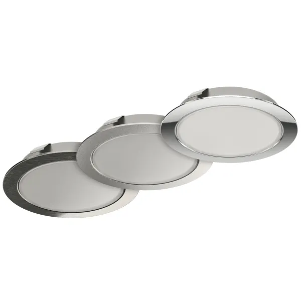 Šviestuvas LED2047 12V 3W mat.chromas WW 30K