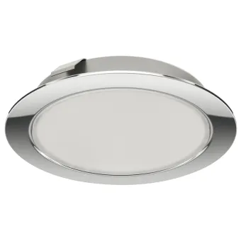 Recess mounted light, Häfele Loox LED 2048 12V 3-pin (multi-white) drill hole Ø55mm, steel