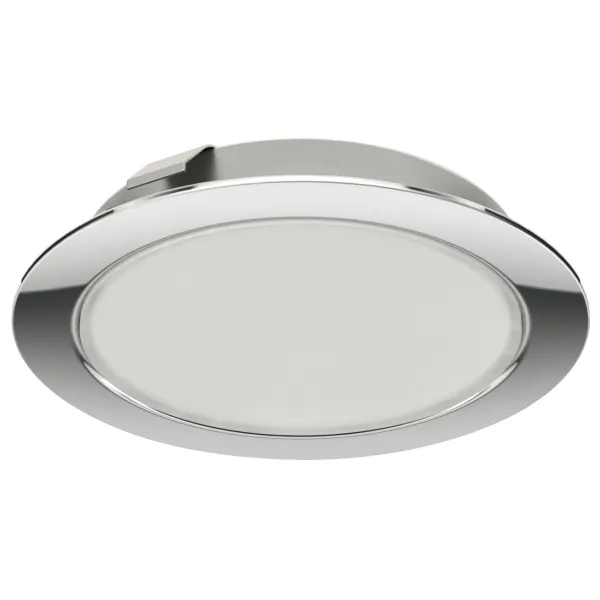 Recess mounted light, Häfele Loox LED 2048 12V 3-pin (multi-white) drill hole Ø55mm, steel